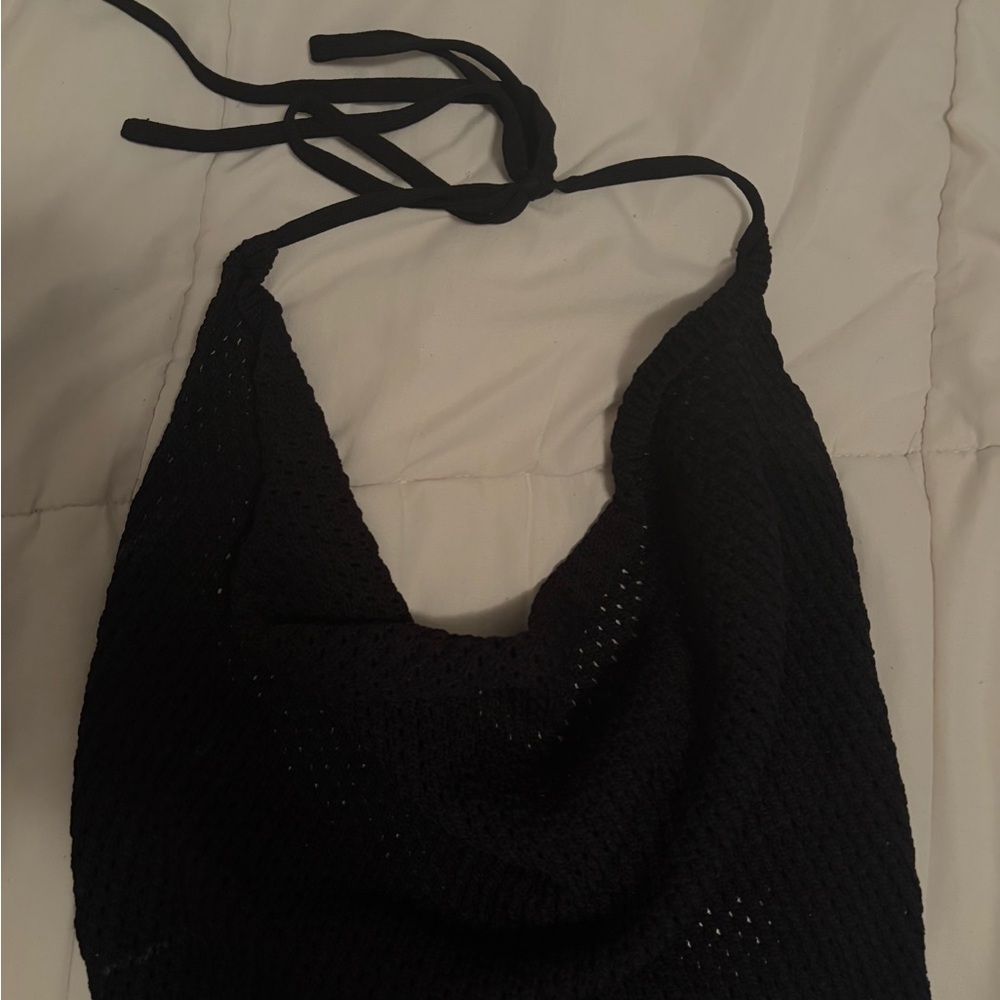 Naked Wardrobe Black Halter Top